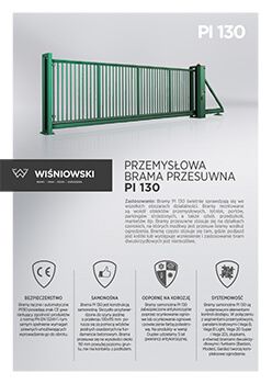 Przemysłowa brama przesuwna PI 130