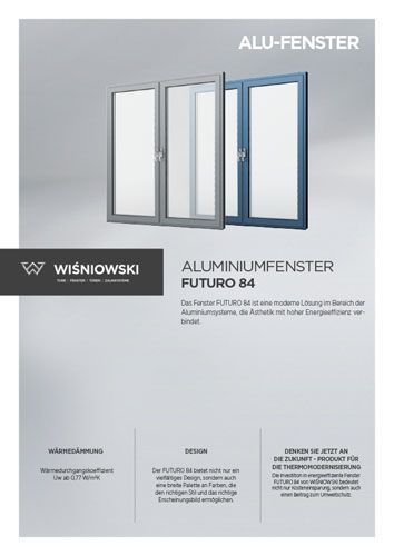 Aluminiumfenster FUTURO 84