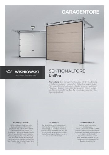 Sektionaltore UniPro