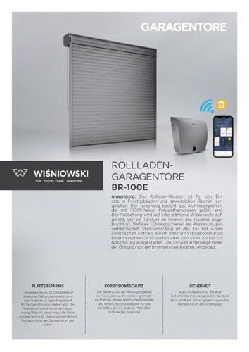 Rollladen-garagentore BR-100E
