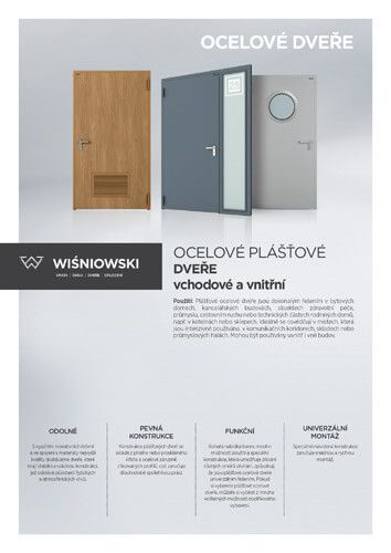 Plášťové ocelové dveře