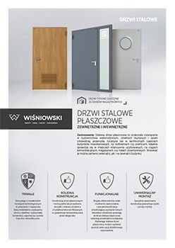 Drzwi stalowe płaszczowe