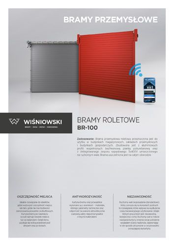 Bramy roletowe BR 100