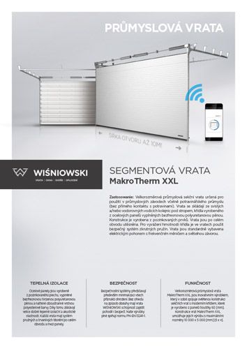 Segmentová vrata MakroTherm XXL