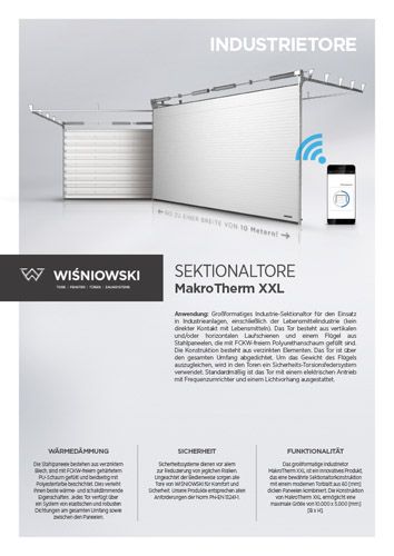 Sektionaltore MakroTherm XXL