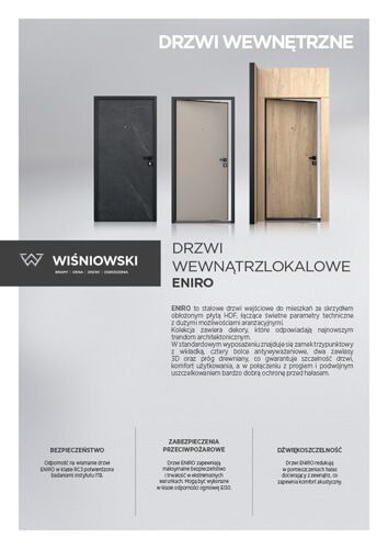 Drzwi wewnątrzlokalowe ENIRO