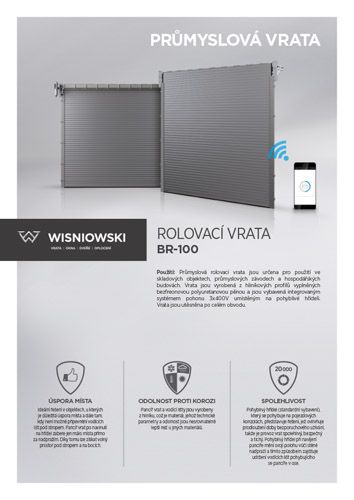 Rolovací vrata BR 100