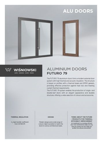 FUTURO 79 aluminium doors