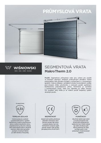 Segmentová vrata MakroTherm 2.0