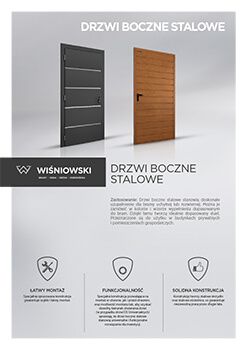 Drzwi boczne stalowe