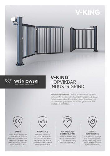 V-KING hopvikbar industrigrind