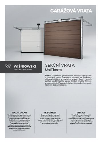 Sekční vrata UniTherm