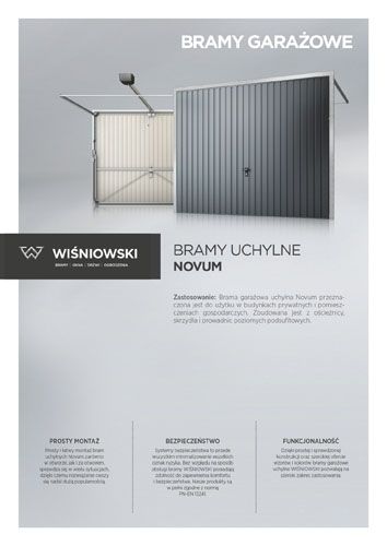 Bramy uchylne Novum
