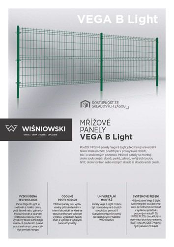 Mřížové panely VEGA B Light