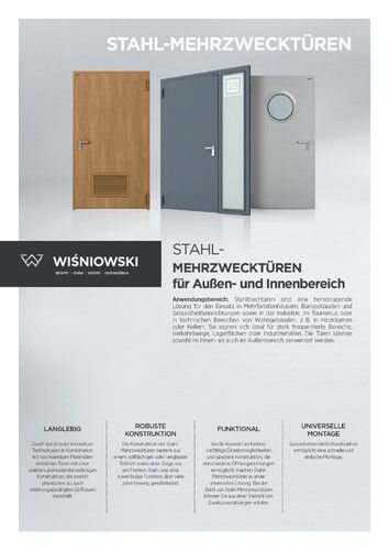 Stahltüren für Aussen- und Innenbereich
