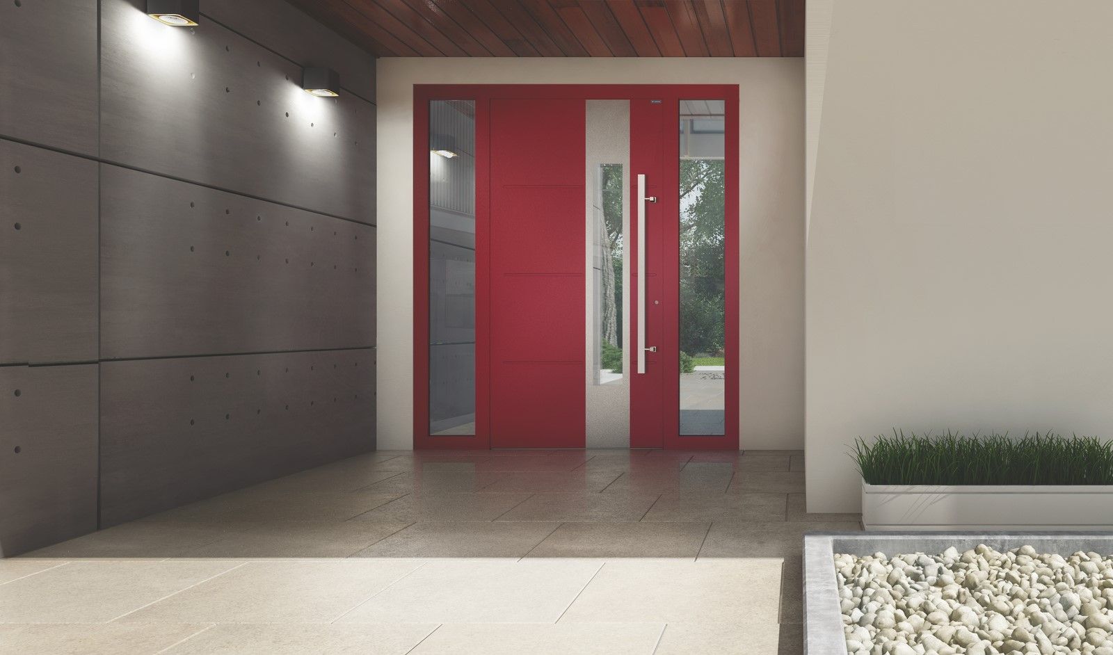 CREO door with sidelights