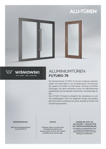 Aluminiumtüren FUTURO 79