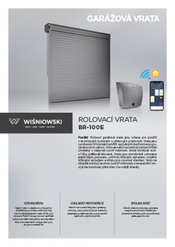 Rolovací vrata BR-100E