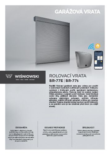 Rolovací vrata BR-77E | BR-77s