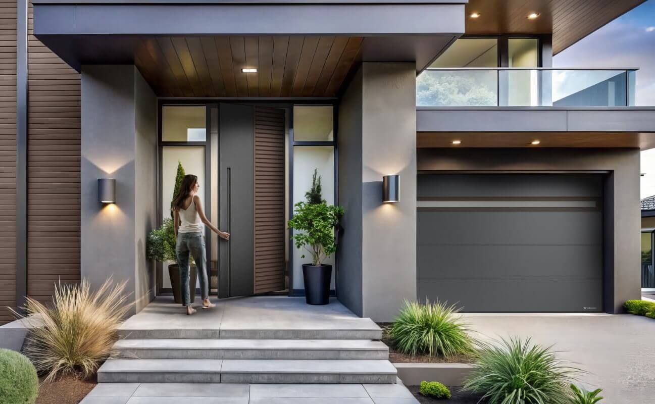 Przeszklone bramy garażowe