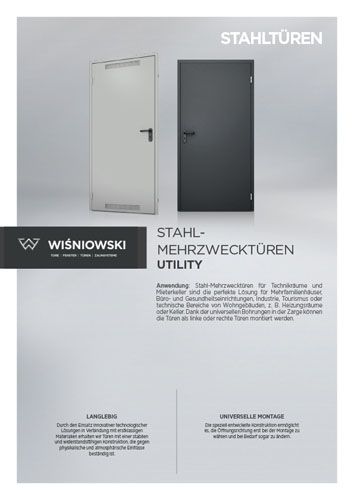 Stahl-Mehrzwecktüren UTILITY