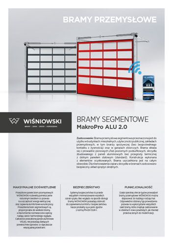 Bramy segmentowe MakroPro ALU 2.0