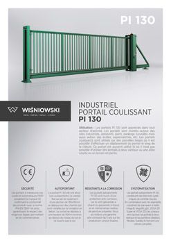 Portail coulissant industriel PI 130