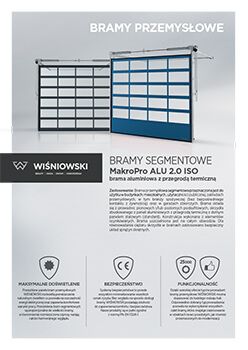 Bramy segmentowe MakroPro ALU 2.0 ISO