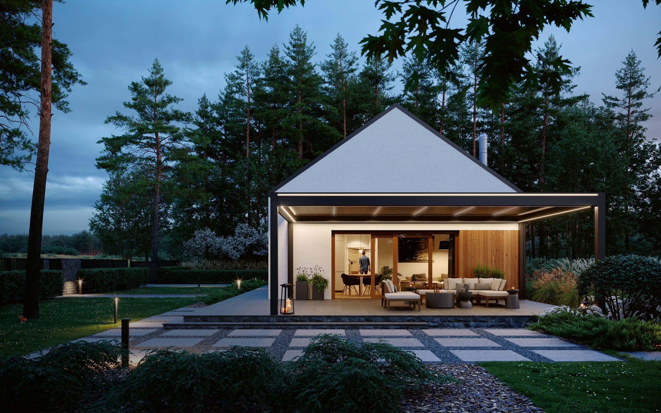  Smart Home im Garten - Pergola ECHO jetzt erhältlich. Architektin von der Polnischen Architektenkammer (IARP) zeigt gestalterische und funktionale Vorteile einer Pergola im Garten