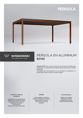 Pergola en aluminium ECHO